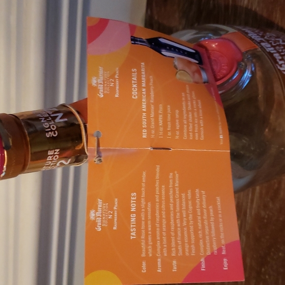 Grand Marnier Signature Collection No. 2 Raspberry Peach 750ml empty bottle - Picture 7 of 9